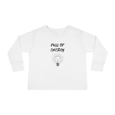 Full of Energy Toddler Long Sleeve Tee, Energy Baby, Toddler clothes, Children wear, Kids casual wear, bay Momma gift, Kids Birthday gift,