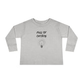 Full of Energy Toddler Long Sleeve Tee, Energy Baby, Toddler clothes, Children wear, Kids casual wear, bay Momma gift, Kids Birthday gift,