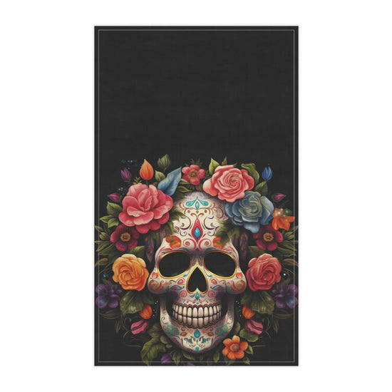 Kitchen Towel, Day of the dead, Halloween Towel, Dia de los Muertos, Colorful art, Kitchen decor, gift for grandma, mama, Mother gift The Aurora Touch