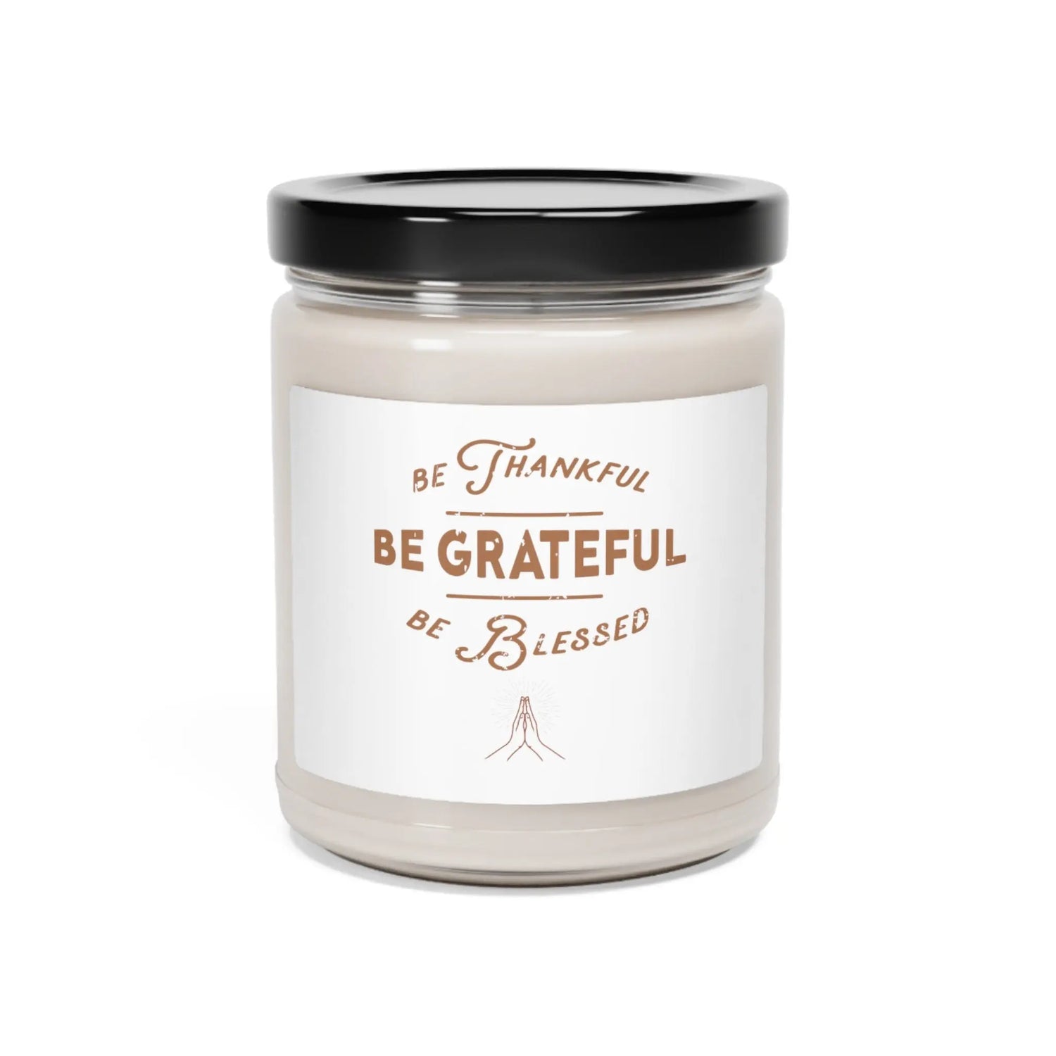 Scented Soy Candle, 9oz, eco friendly candle,scented candle, Thankful meditation candle, spiritual candle,candle gift The Aurora Touch