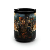 Day of the Dead Mug 15 oz dead mans party portrait design large coffee tea hot beverage kitchen accent cup The Aurora Touch