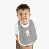 Baby Contrast Trim Jersey Bib, Toddler Bib, Baby Shower gift, Toddler Birthday, Baby Mother gift, Burp Cloth, Food Bib The Aurora Touch