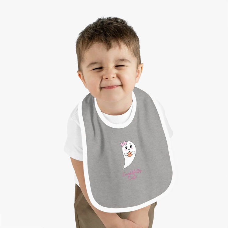 Baby Contrast Trim Jersey Bib, Toddler Bib, Baby Shower gift, Toddler Birthday, Baby Mother gift, Burp Cloth, Food Bib The Aurora Touch