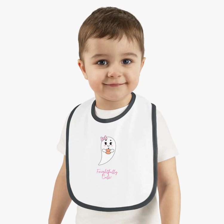 Baby Contrast Trim Jersey Bib, Toddler Bib, Baby Shower gift, Toddler Birthday, Baby Mother gift, Burp Cloth, Food Bib The Aurora Touch