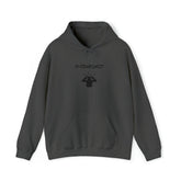 Overwhelmed Unisex Heavy Blend Hooded Sweatshirt, Humor fun casual cozy comfy lounge hoodie sweater casual him her wear great holiday gift
