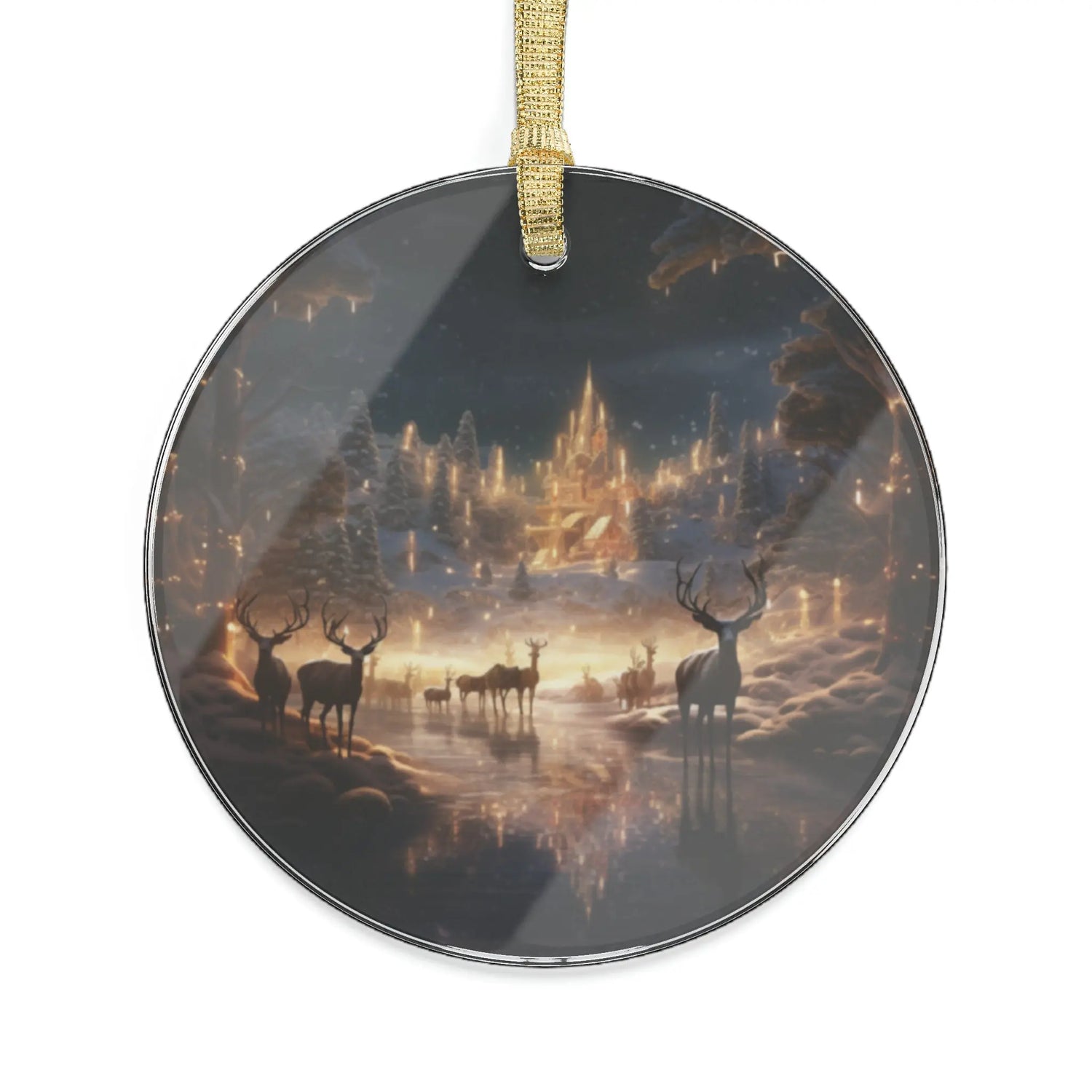 Customized Acrylic Pine Tree Ornament | Holiday Decor | Small Gift for Christmas | Unique Gift Exchange Idea The Aurora Touch