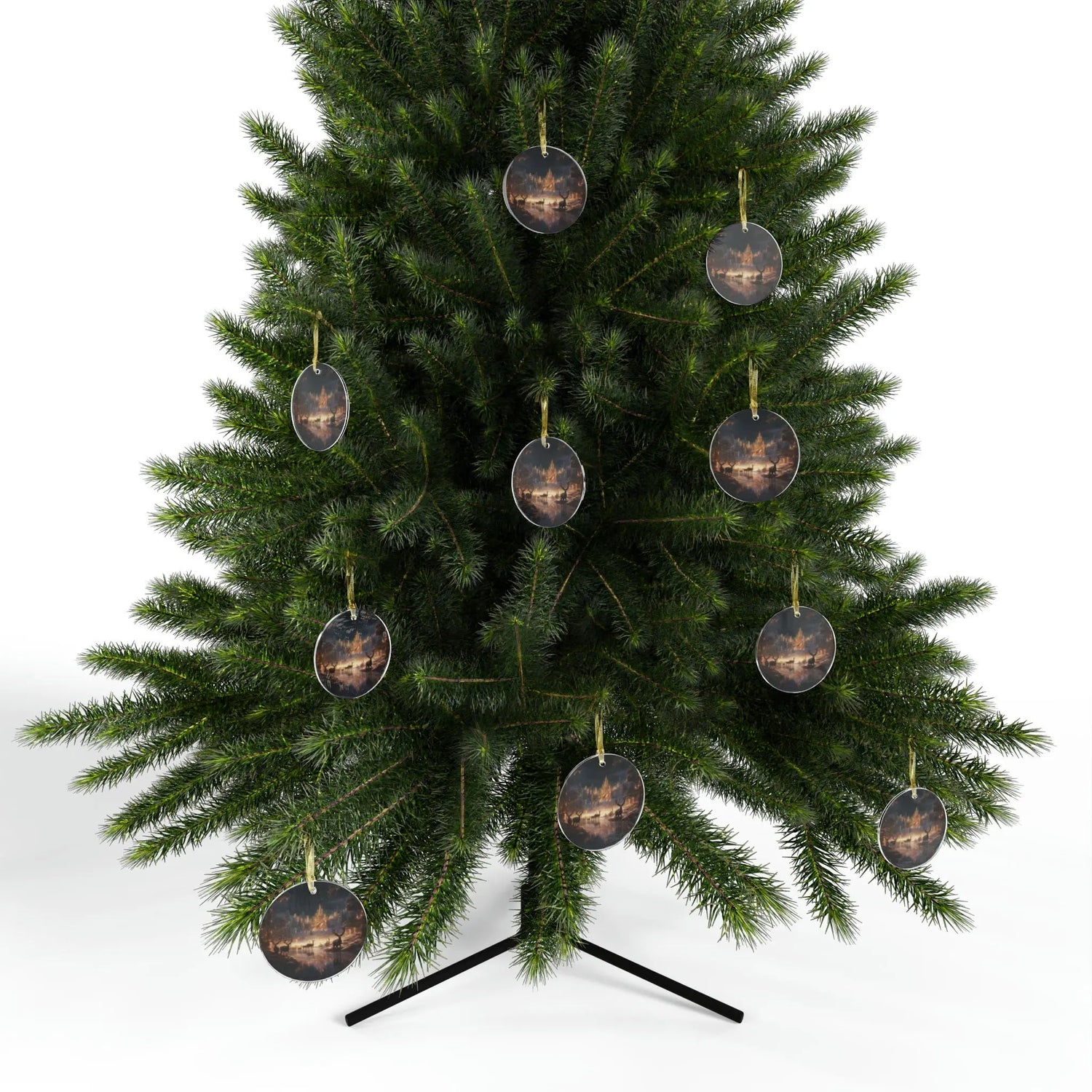 Customized Acrylic Pine Tree Ornament | Holiday Decor | Small Gift for Christmas | Unique Gift Exchange Idea The Aurora Touch