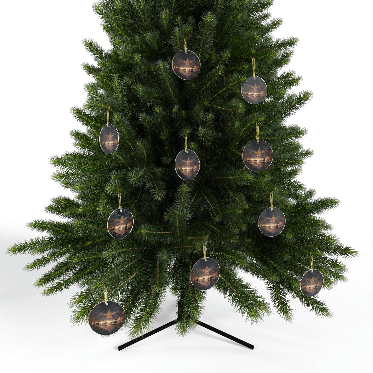 Customized Acrylic Pine Tree Ornament | Holiday Decor | Small Gift for Christmas | Unique Gift Exchange Idea