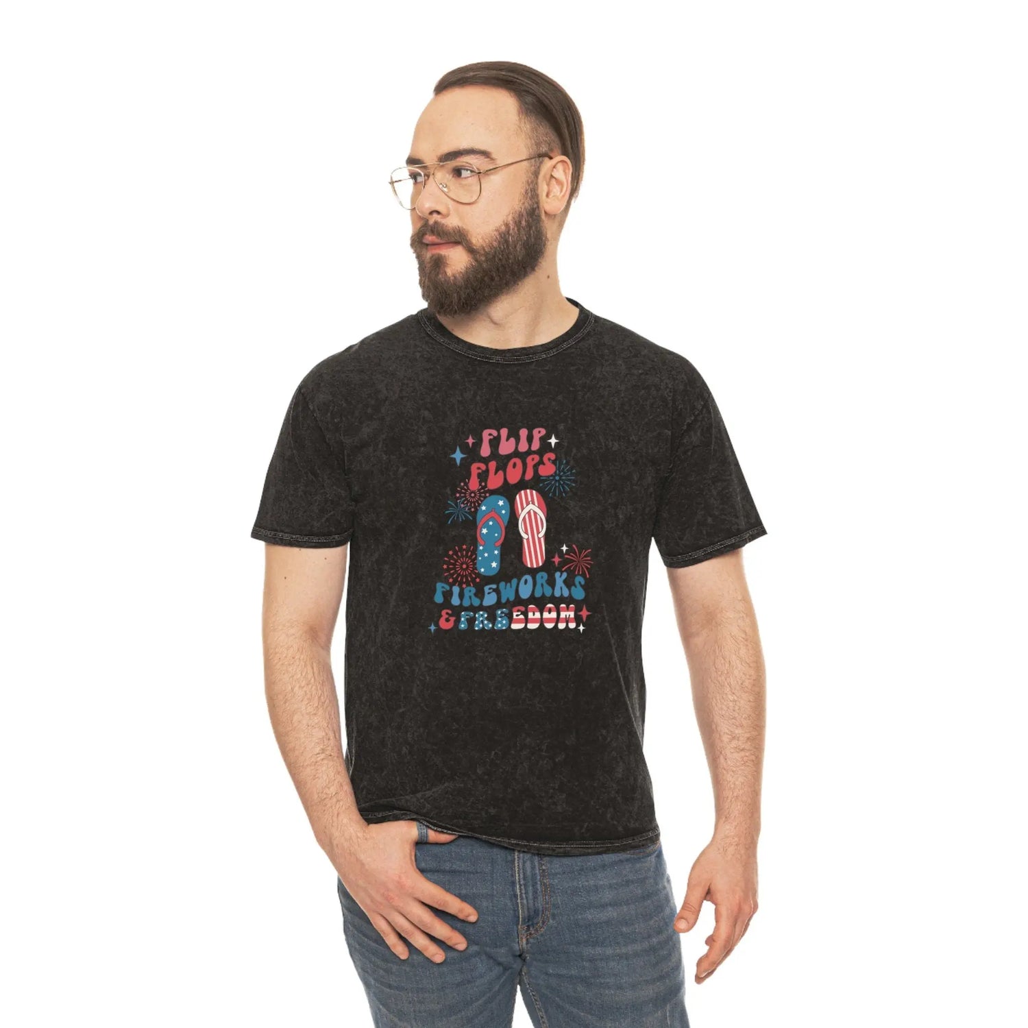 4th of July Mineral Wash T-Shirt, Men Mineral Wash Tshirt, Female Mineral wash tshirt, 4th of July Fun shirt, Independance Day Tshirt