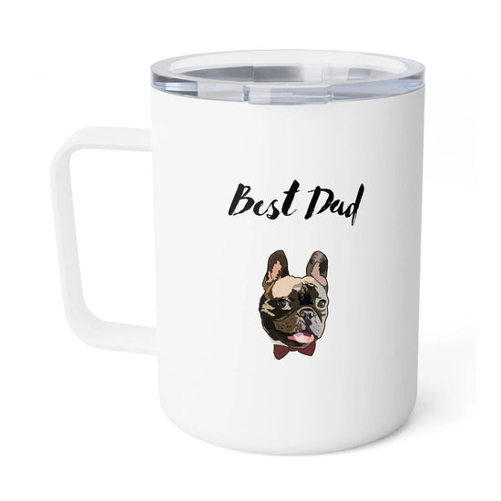 Best Dad Insulated Coffee Mug, 10oz, dad coffe mug, Fathers Day gift, Dad Birthday, Friendship gift, Everyday mug, Tea Mug The Aurora Touch