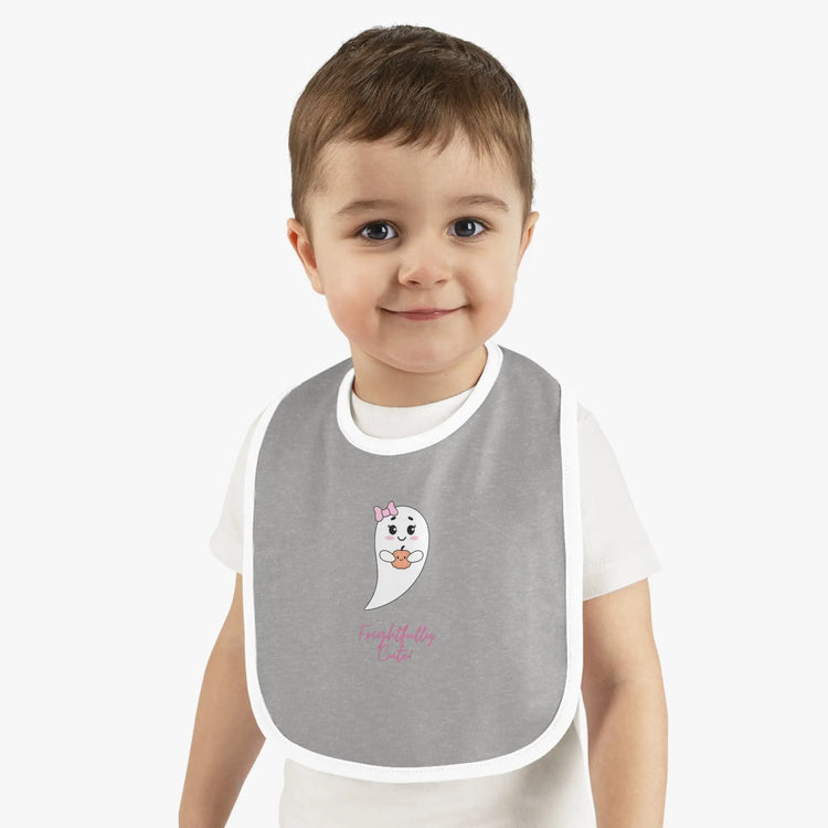 Baby Contrast Trim Jersey Bib, Toddler Bib, Baby Shower gift, Toddler Birthday, Baby Mother gift, Burp Cloth, Food Bib The Aurora Touch