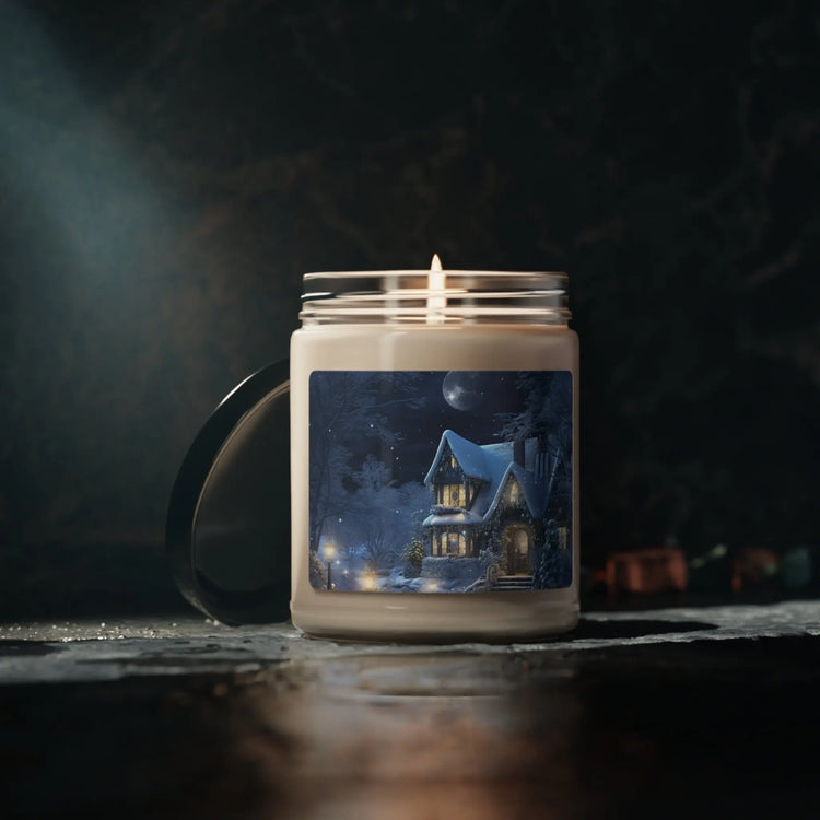 Scented Soy Candle, 9oz, Cinnamon scented candle, Toxic free candle, Apple Harvest Scented Candle, Best Selling, Xmas Candle The Aurora Touch