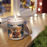 Scented Candles, 9oz, Holiday Bear, Vanilla Bean scented candle, Best Gift, Holiday Gift, Gift for Her, Made in USA
