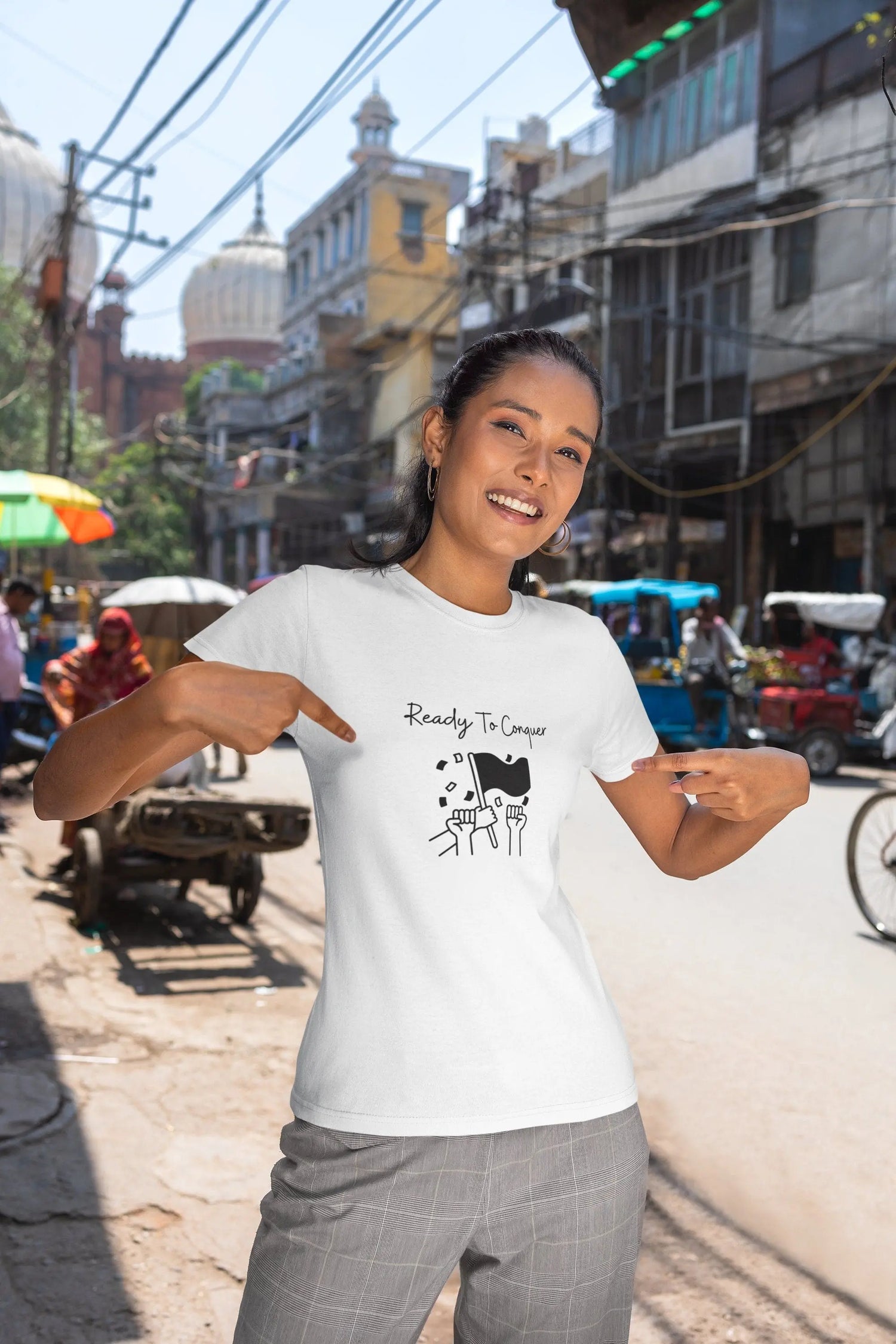 Ready To Conquer -Unisex Softstyle T-Shirt, Casual Shirt, Empowerment shirt, Postive Shirt, Birthday Gift, Casual wear The Aurora Touch