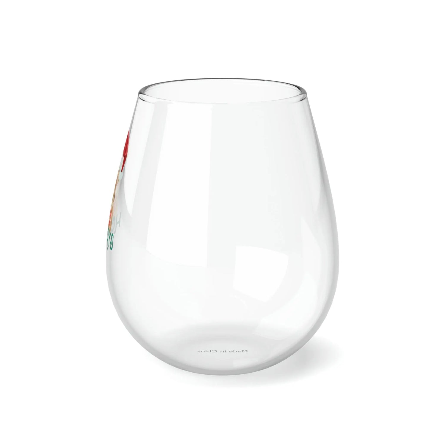 Golden Retriever Stemless Wine Glass - 11.75 oz Holiday Red Wine Glass - Perfect Christmas Gift for Dog Lovers! The Aurora Touch