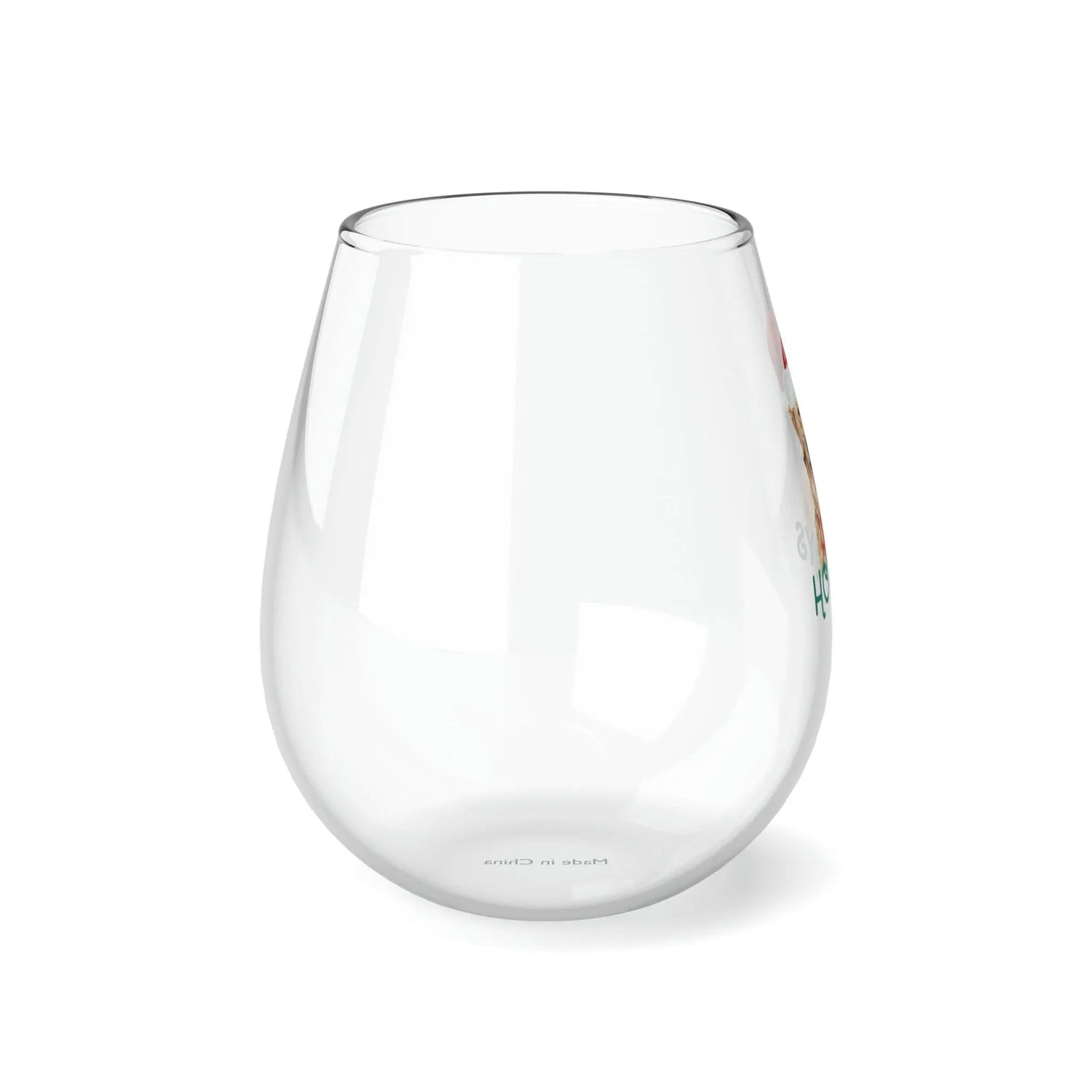 Golden Retriever Stemless Wine Glass - 11.75 oz Holiday Red Wine Glass - Perfect Christmas Gift for Dog Lovers! The Aurora Touch