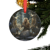 Acrylic Ornament with Ribbon, Xmas ornament, Mystical Christmas, Beautiful ornament, christmas decoration, Home decor The Aurora Touch