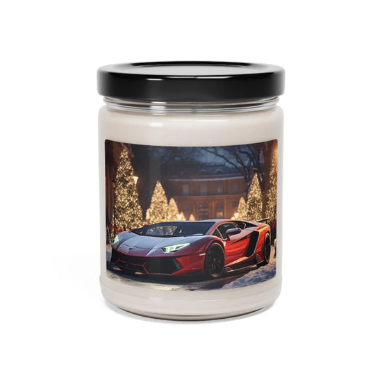 Holiday Scented Soy Candle | 9oz Holiday Red Lamborghini | Luxury Aromatherapy Candle | Perfect Gift for Christmas & New Year The Aurora Touch