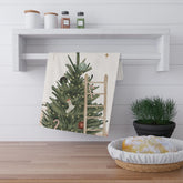 Kitchen Towel, Merry Christmas Towel, Minimalist Towel, Minimalist Kitchen, small Holiday gift, Designer gift, Holiday Towel