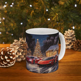 Ceramic Mug 11oz, Holiday Mugs, Exotic Car items, Fancy Mugs, Xmas gifts, Great gift for Dad, Stockbroker gift, Gift for men The Aurora Touch