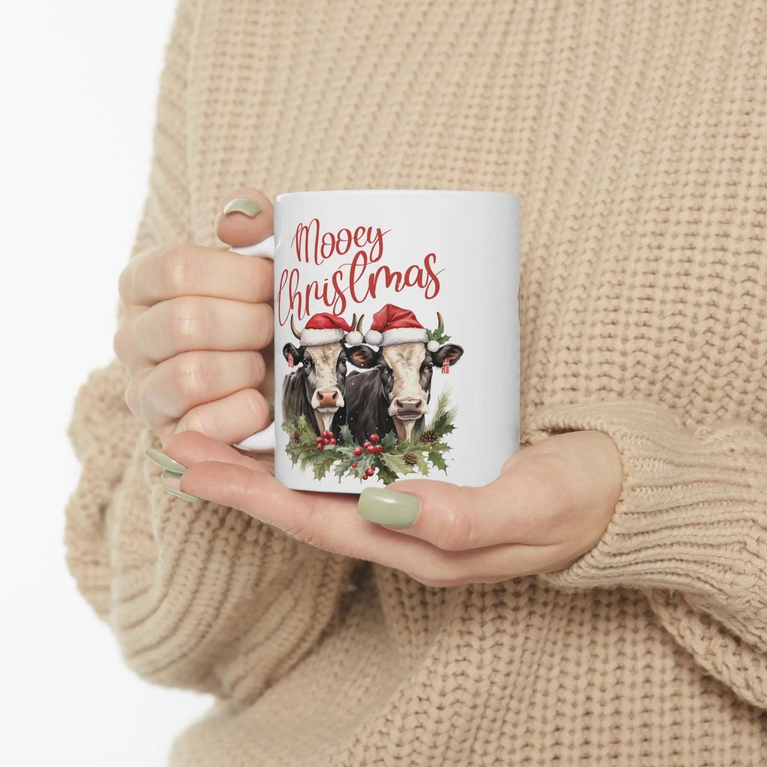 Ceramic Mug 11oz, Country style Mugs, Farmers Mug, Ranch Style designs, Animal Prints, Country Xmas, Holiday Mugs, Xmas gifts The Aurora Touch