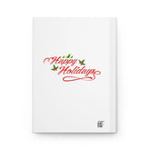 Hardcover Journal Matte, Daily Diary, Holiday Journal, Xmas Notebook, Adorable note journal, stocking stuffers, great xmas gift The Aurora Touch