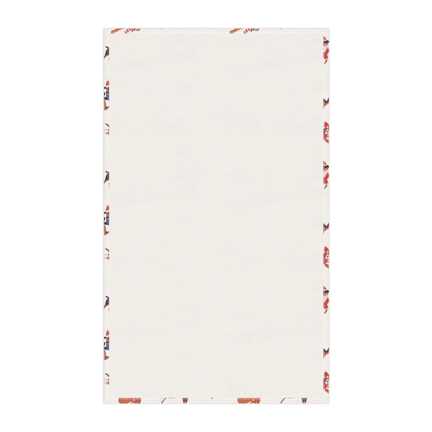 Holiday Kitchen Towel, Pet Lover Tea Towel, Room Decor, Cooking Towel, Xmas Gift - All Over Pattern Design The Aurora Touch