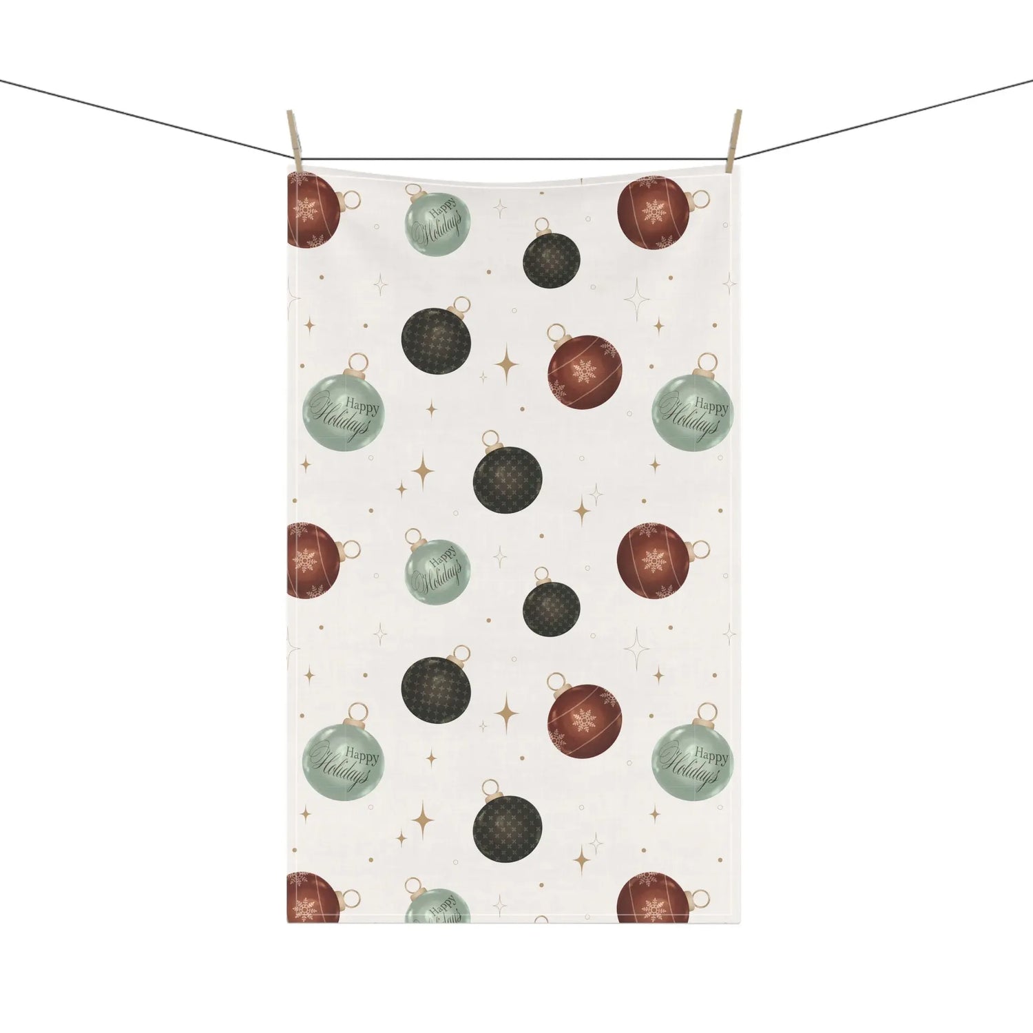 Kitchen Towel, Holiday Items, Holiday Towel, Xmas Ornaments, Soft Kitchen towel, Kitchen decor, Gift for Mom The Aurora Touch