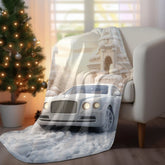 Velveteen Plush Blanket - Luxury Bentley Bedspread, Holiday Xmas Throws, Warm Fleece Blankets, Perfect Xmas Gift The Aurora Touch