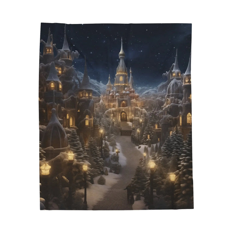 Velveteen Plush Blanket, Holiday Theme Blanket, Xmas Fleece Bed Cover, Holiday Couch Throw, Winter Warm Covers, Soft Cozy Blanket