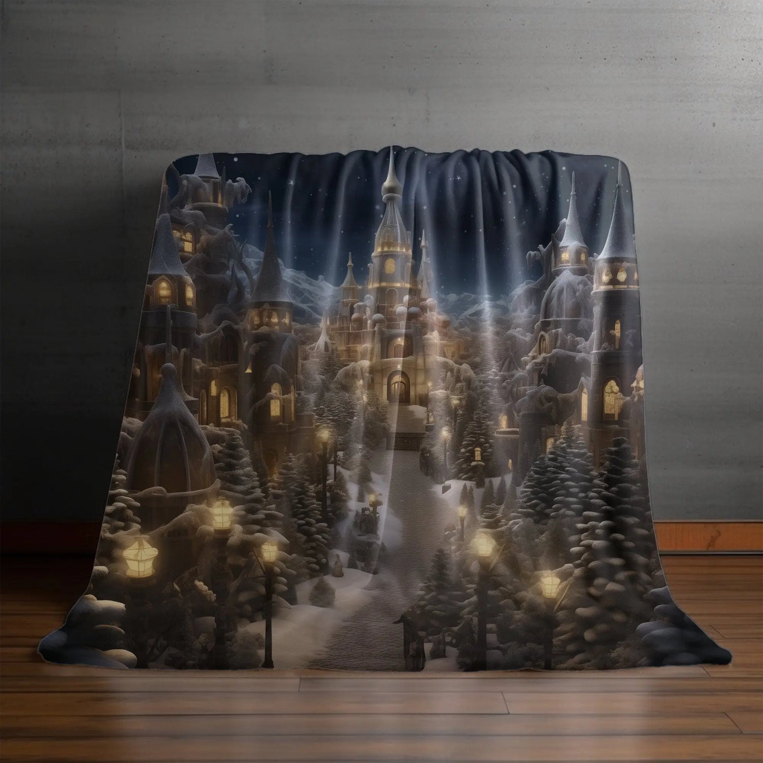 Velveteen Plush Blanket, Holiday Theme Blanket, Xmas Fleece Bed Cover, Holiday Couch Throw, Winter Warm Covers, Soft Cozy Blanket