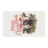 Farm Animal Holiday Tea Towels - Farmers Towel, Country Xmas Theme, Hand Towels, Holiday Decor, Cooking Towel