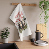 Farm Animal Holiday Tea Towels - Farmers Towel, Country Xmas Theme, Hand Towels, Holiday Decor, Cooking Towel The Aurora Touch