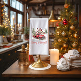 Christmas Holiday Tea Towel, Cotton Hand Towel, Kitchen Decor, Xmas Novelty Items, Holiday Gifts, Farmhouse Towel The Aurora Touch