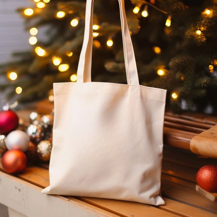 Cotton Canvas Tote Bag, Travel Bag, Grocery Bag, Student Tote Bag, Everyday Tote, Holiday Tote, Xmas gift, Nurse Gift, Office gift The Aurora Touch