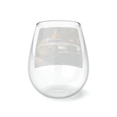 Stemless Wine Glass, 11.75oz, Fancy wine glass, Classic wine glass, Designer drinking glasses, Hopitality wine glass, Holiday wine glass The Aurora Touch