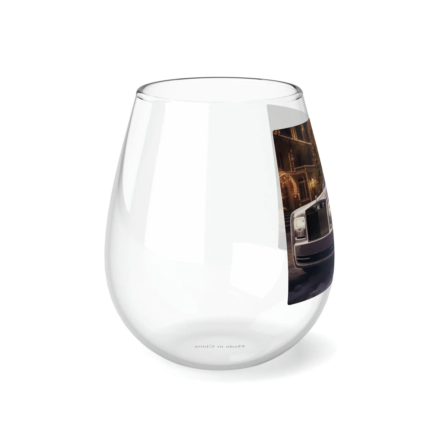 Stemless Wine Glass, 11.75oz, Fancy wine glass, Classic wine glass, Designer drinking glasses, Hopitality wine glass, Holiday wine glass The Aurora Touch