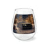 Stemless Wine Glass, 11.75oz, Black Car Portrait, Fancy Wine Glass, Designer drinking glass, Holiday Wine glass, Corporate gifts, Xmas gift The Aurora Touch