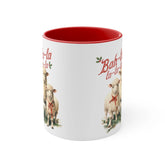 Accent Coffee Mug, 11oz, FarmHouse Kitchen, Taza de Cafe, Holiday Mugs, Hot Chocolate Mug, Country Style Decor, Mugs on sale, Xmas The Aurora Touch