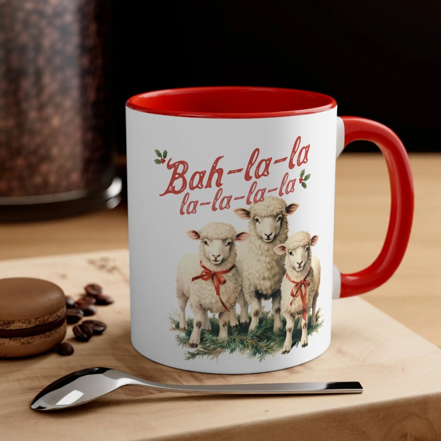 Accent Coffee Mug, 11oz, FarmHouse Kitchen, Taza de Cafe, Holiday Mugs, Hot Chocolate Mug, Country Style Decor, Mugs on sale, Xmas The Aurora Touch