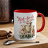 Accent Coffee Mug, 11oz, FarmHouse Kitchen, Taza de Cafe, Holiday Mugs, Hot Chocolate Mug, Country Style Decor, Mugs on sale, Xmas The Aurora Touch