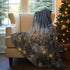 Velveteen Plush Blanket, Holiday Theme Blanket, Xmas Fleece Bed Cover, Holiday Couch Throw, Winter Warm Covers, Soft Cozy Blanket The Aurora Touch