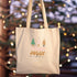 Festive Cotton Canvas Tote Bag - Perfect Holiday Novelty Gift for Nurses and Students The Aurora Touch