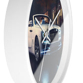 Wall Clock, Rolls-Royce white stylish timepiece fancy luxury high-end designer room decor Wall Clock The Aurora Touch
