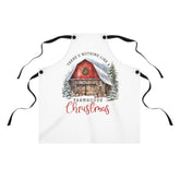 Apron (AOP), Holiday Novelty items, Kitchen Necessities, Gift for Cook, Gift for Grandma, Kitchen Decor, Holiday Apron, Holiday Items, The Aurora Touch
