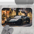 Luxury Black Lamborghini Bath Mat - Designer Bathroom Rug for Stylish Home Decor The Aurora Touch