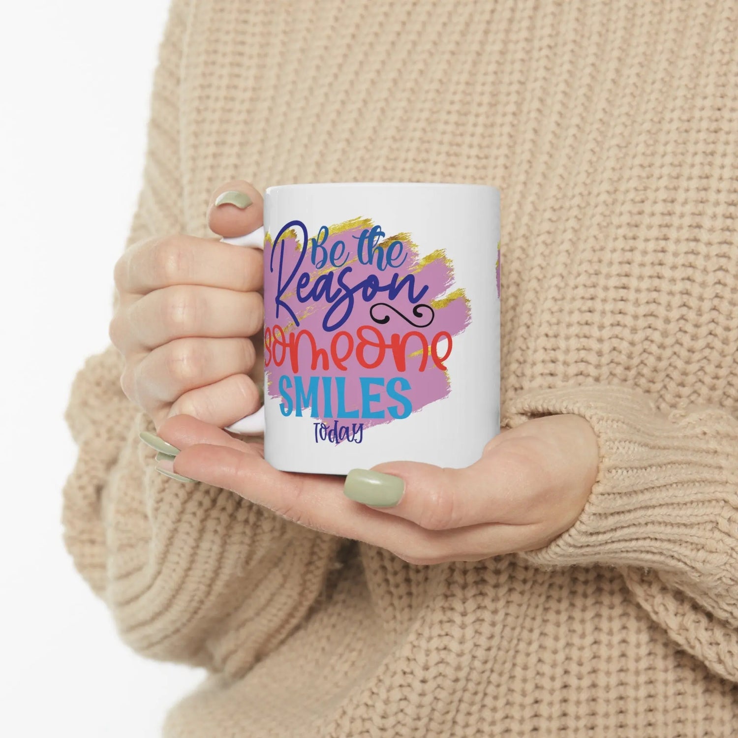 Ceramic Mug 11oz, Motivational White Mug, Inspirational uplifting item, gift for teacher, New year resolution, office Mug, Kitchen decor The Aurora Touch