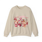 Unisex Heavy Blend™ Crewneck Sweatshirt, Valentine special sweatheart soft cozy casual jean everyday adorable comfy sweater gift