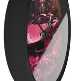 Wall Clock, Hot Pink Lamborghini modern stylish wall art room decor great gift for car lover The Aurora Touch