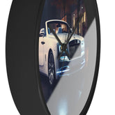Wall Clock, Rolls-Royce white stylish timepiece fancy luxury high-end designer room decor Wall Clock The Aurora Touch